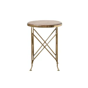 16" ROUND METAL TABLE