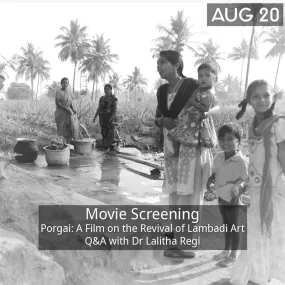 20th Aug: Movie Screening and Q&A with Dr Lalitha Regi