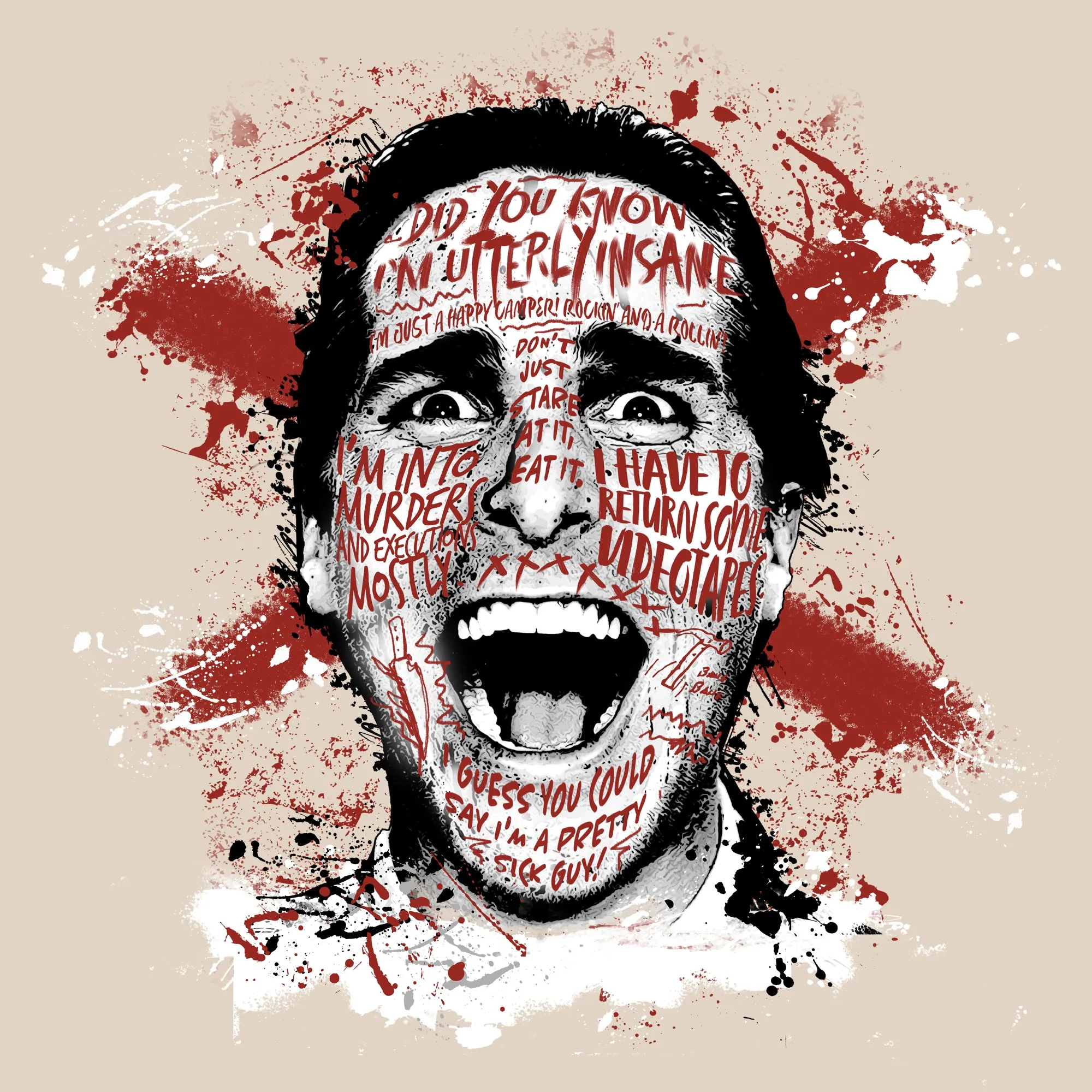 American Psycho - Batmane Pocket Tee