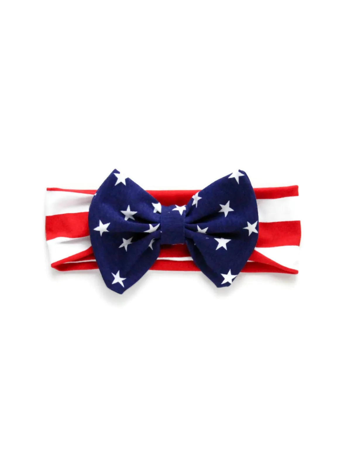 Bow Headband - American Flag