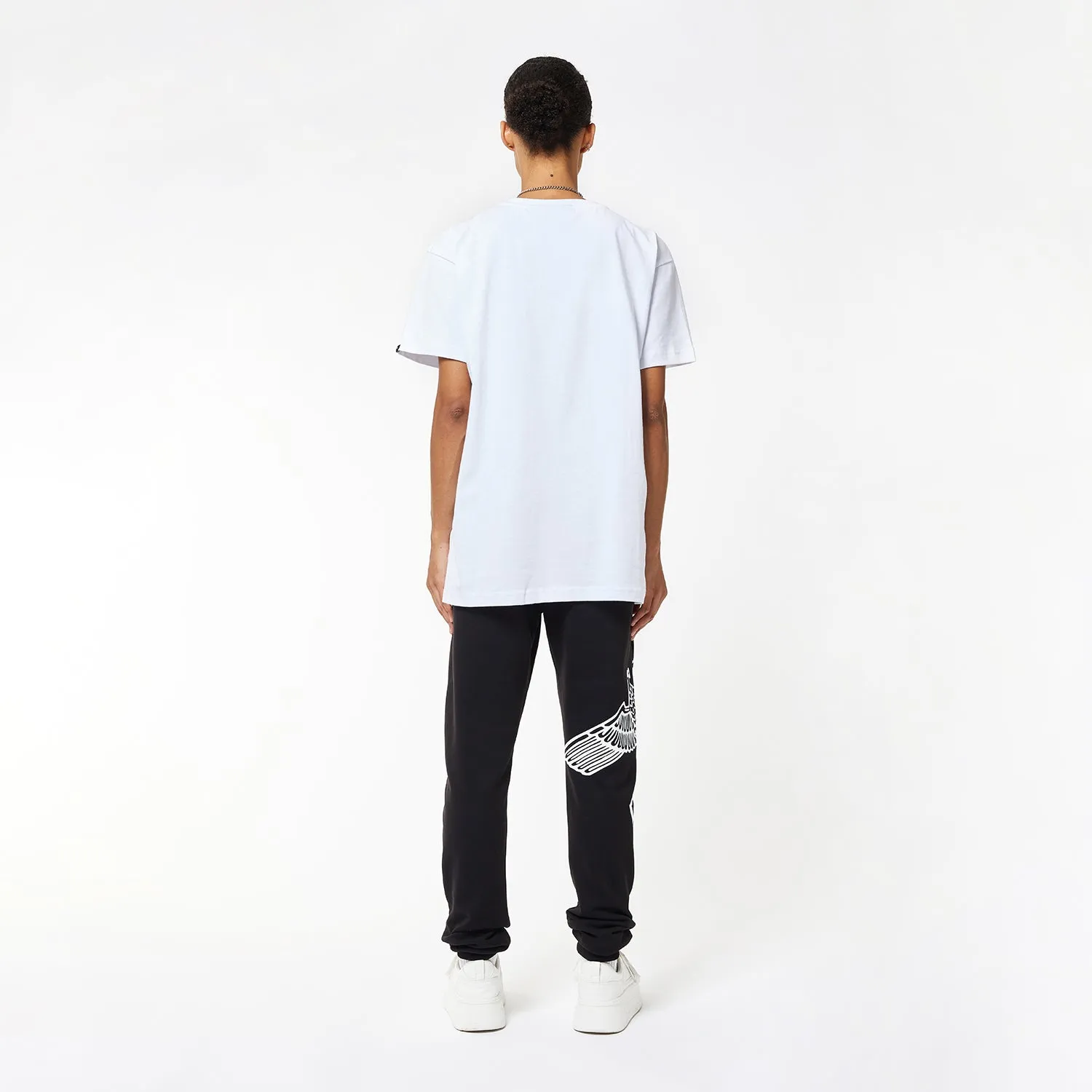 BOY EAGLE JOGGERS - BLACK/WHITE