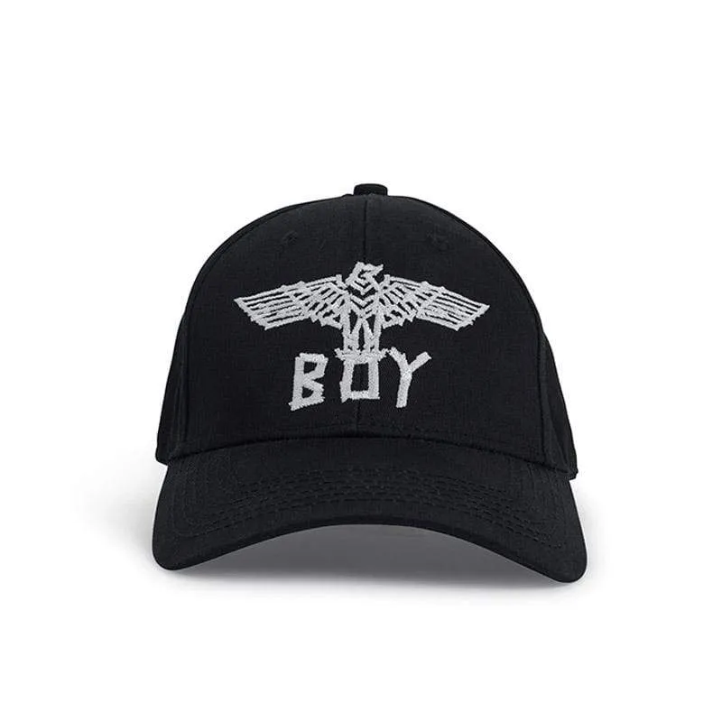 BOY TAPE EAGLE CAP - BLACK