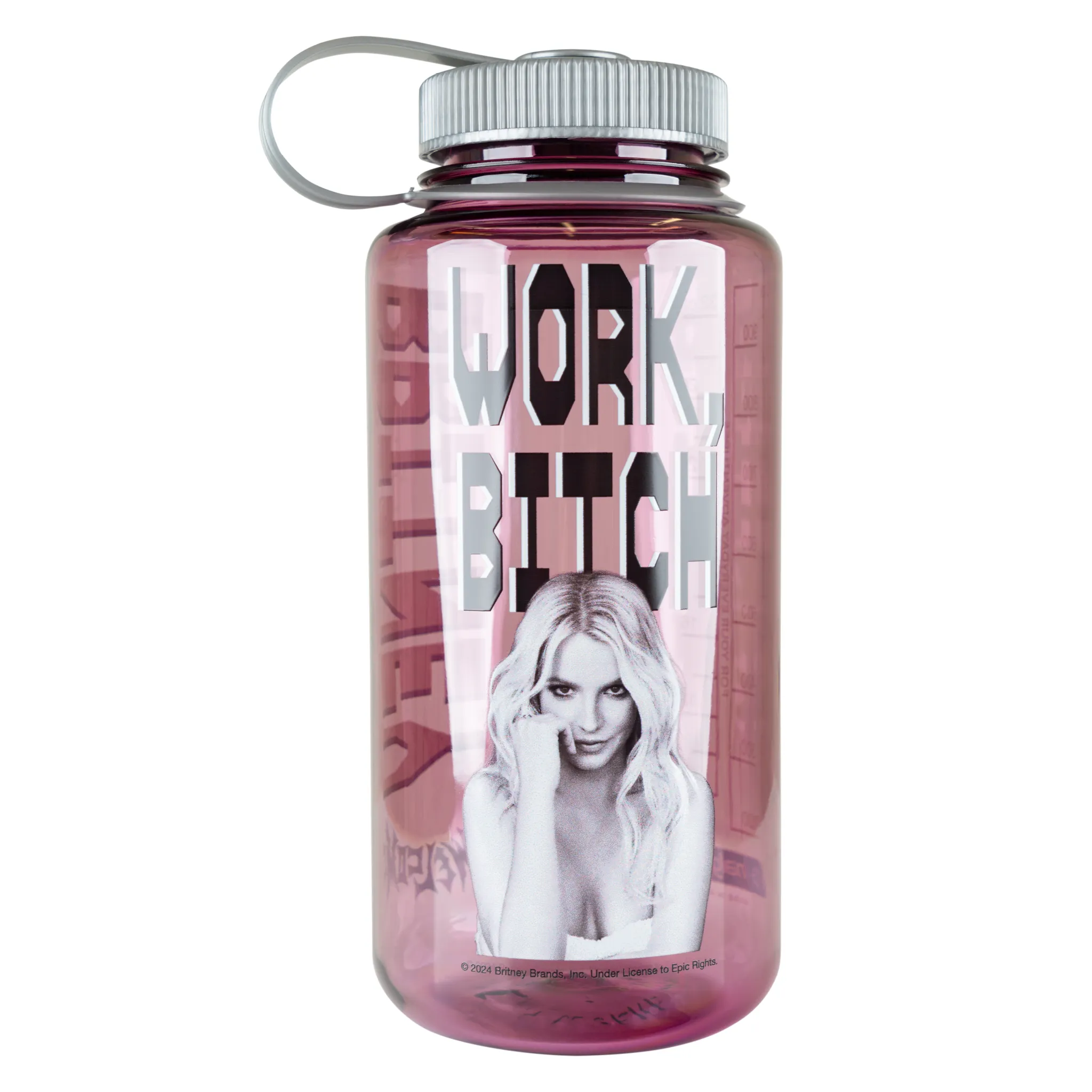 Britney Spears X Welcome - Work Bitch Nalgene Bottle - Pink