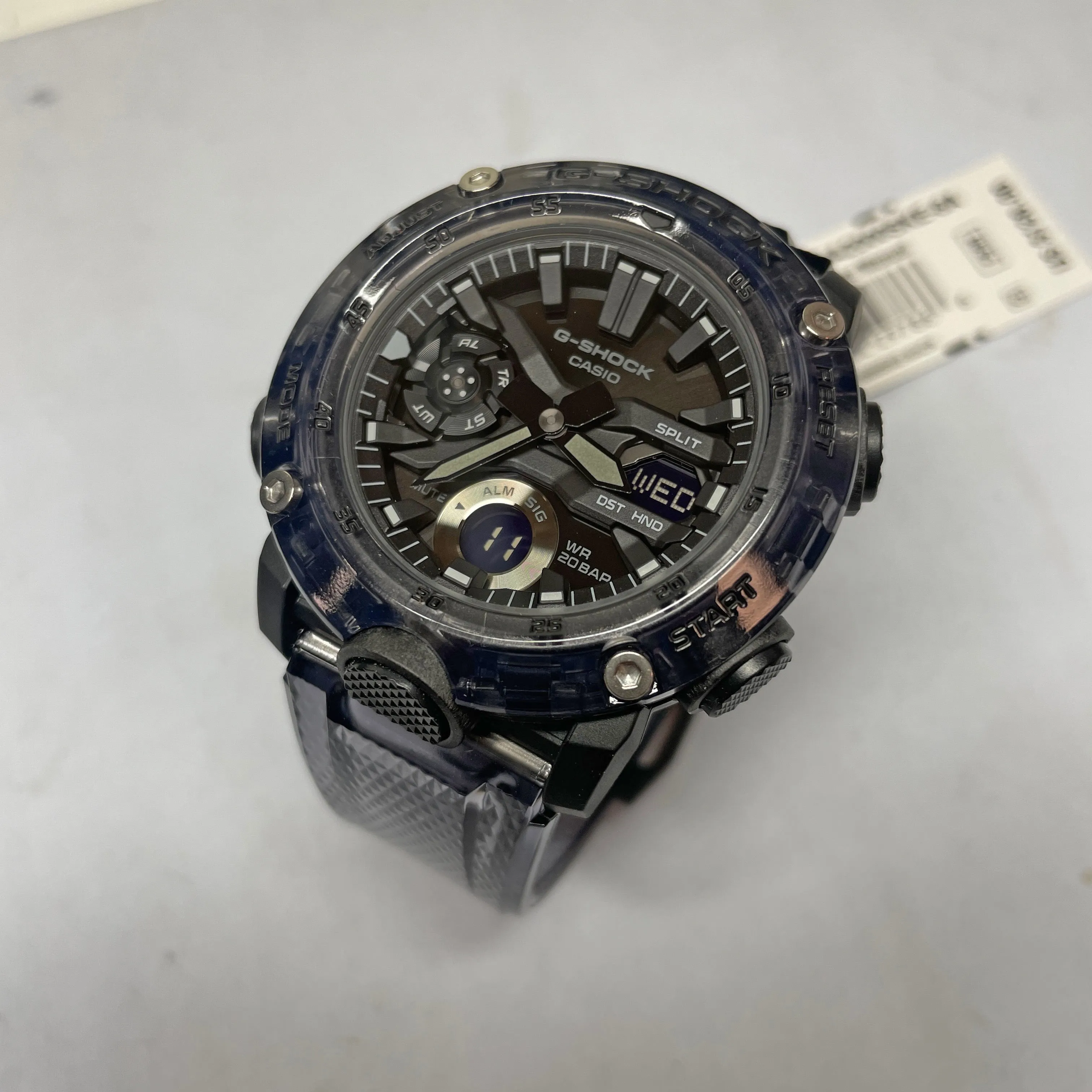 Casio G-Shock GA2000SKE-8A Transparent Pack Clear Dark Grey Watch