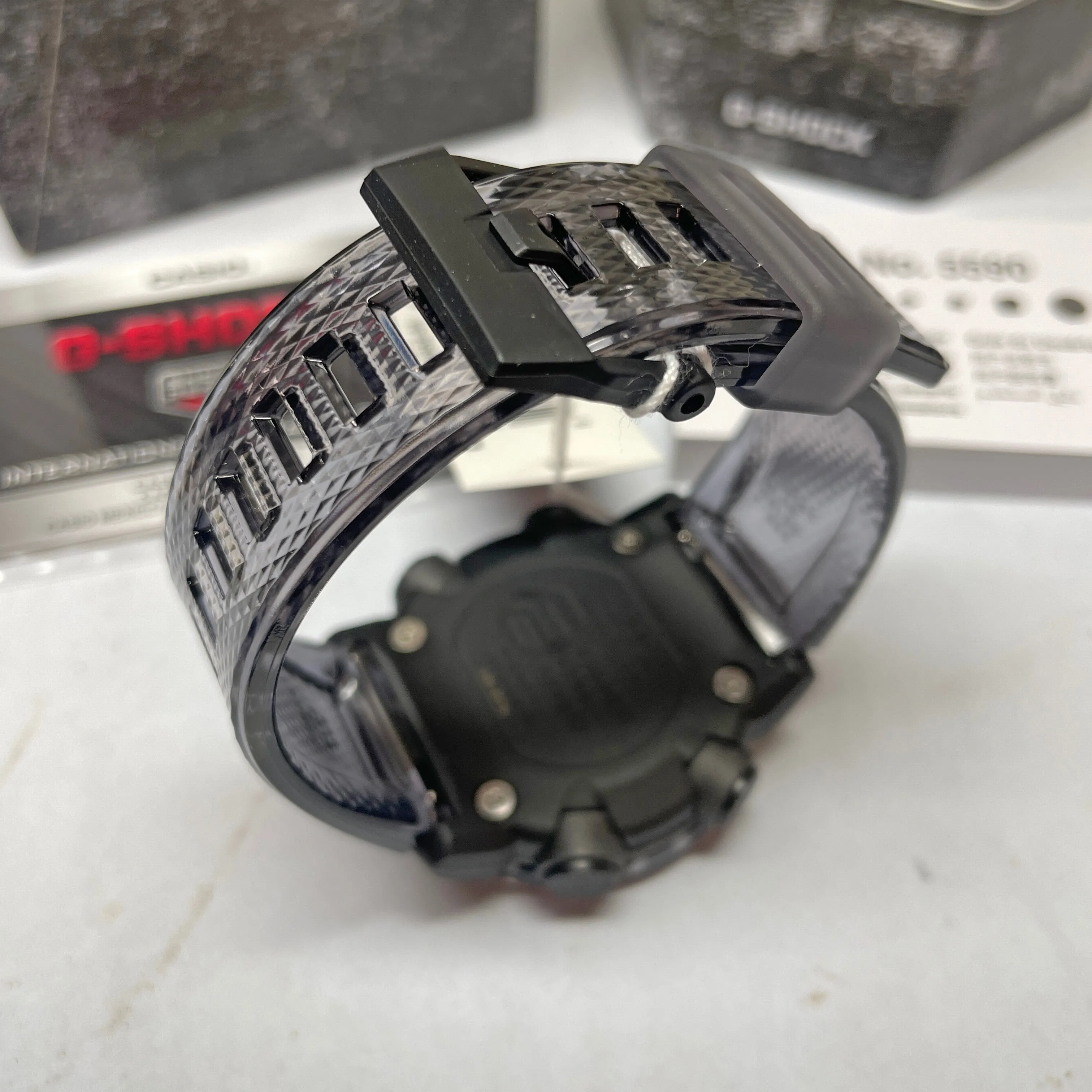 Casio G-Shock GA2000SKE-8A Transparent Pack Clear Dark Grey Watch