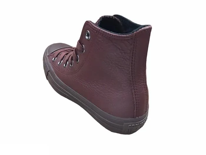 Converse shoe sneakers for adults in ctas 155131C burgundy leather