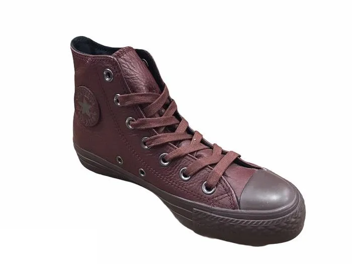 Converse shoe sneakers for adults in ctas 155131C burgundy leather