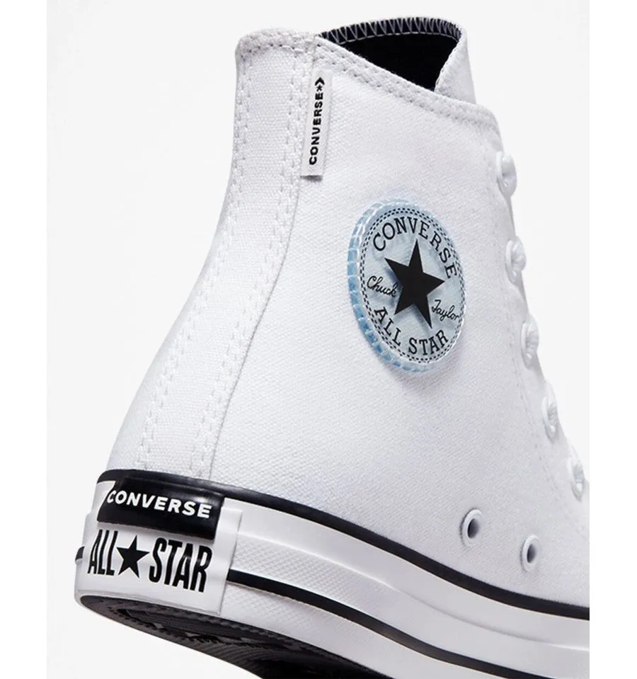 Converse unisex boy's high sneakers Chuck Taylor All Star A02608C white black