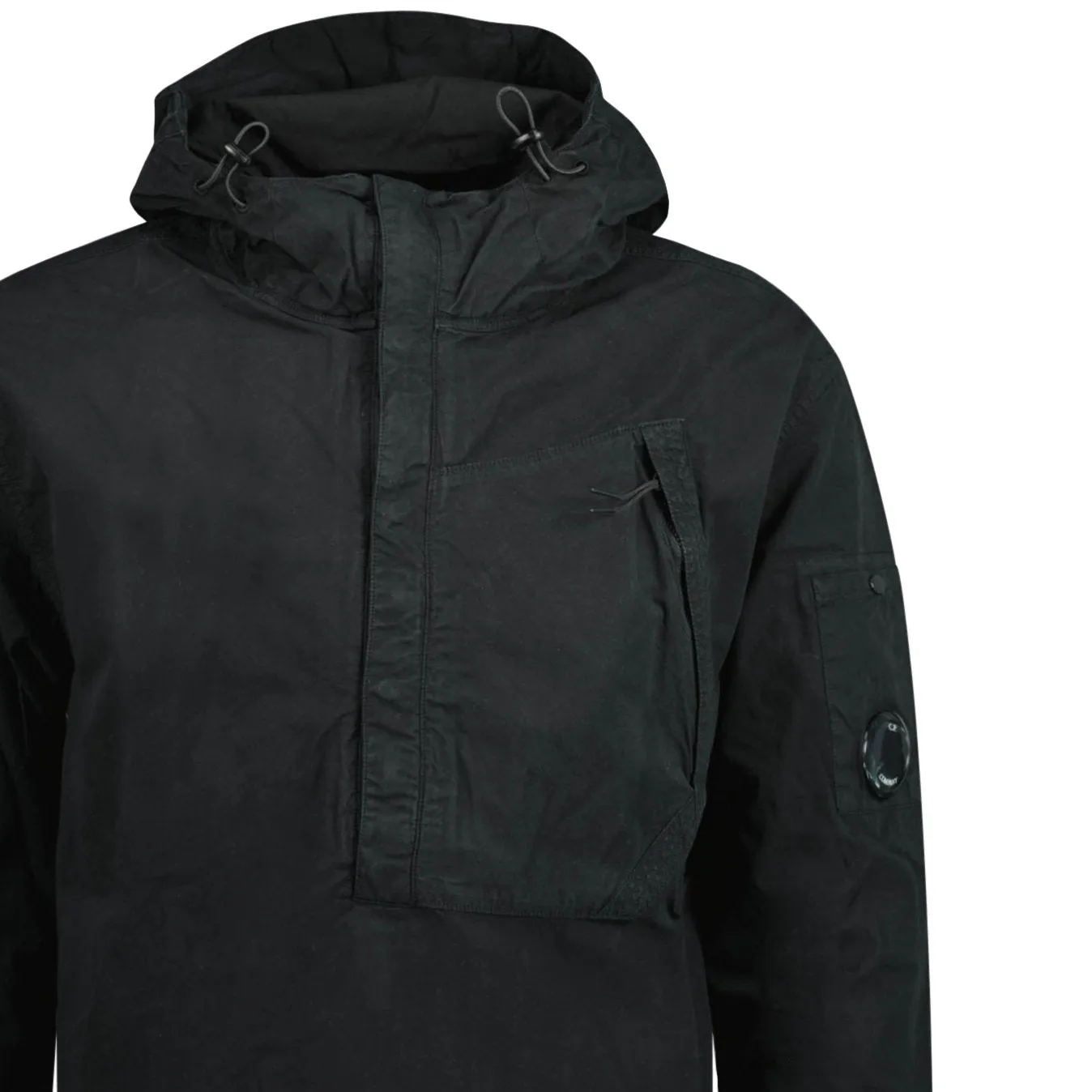 CP COMPANY Long Sleeve Zip Up Jacket Black