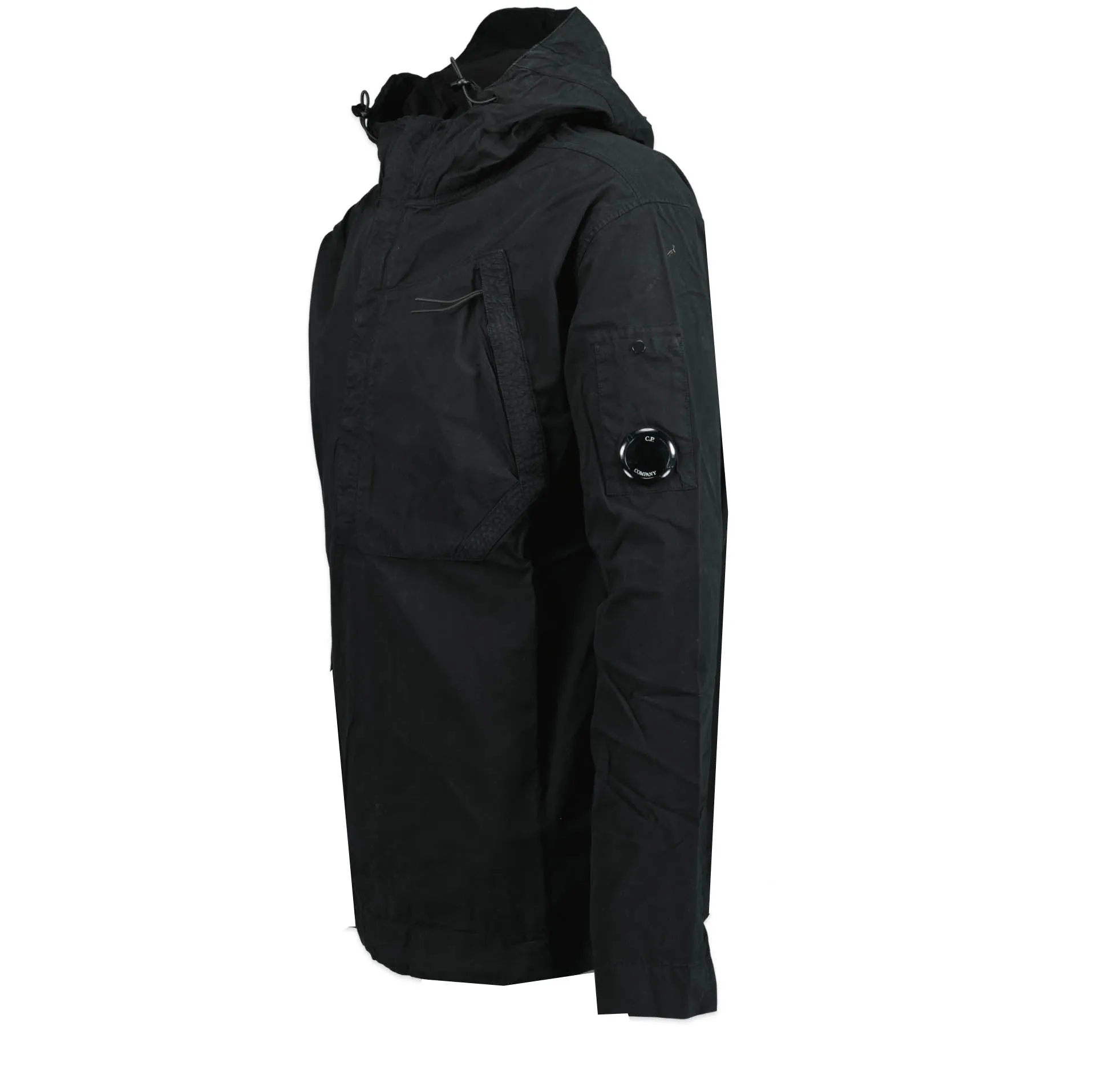 CP COMPANY Long Sleeve Zip Up Jacket Black