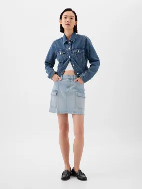 Denim Mini Skirt