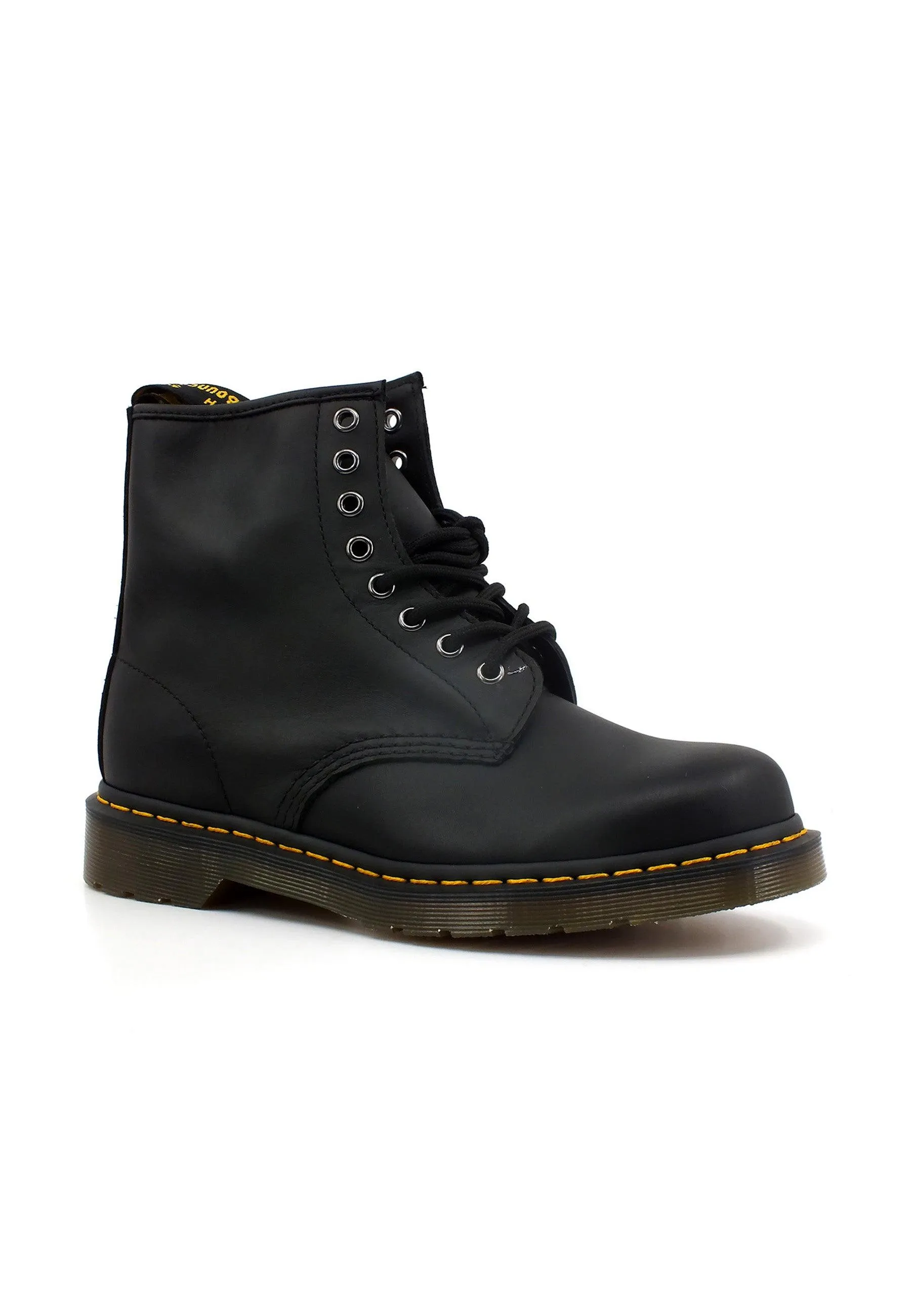 DR. MARTENS Nappa Stivaletto Anfibio Donna Black 1460-11822002D