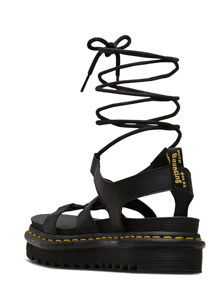 Dr. Martens Sandali Zeppa DMSNARTBKHL24641001