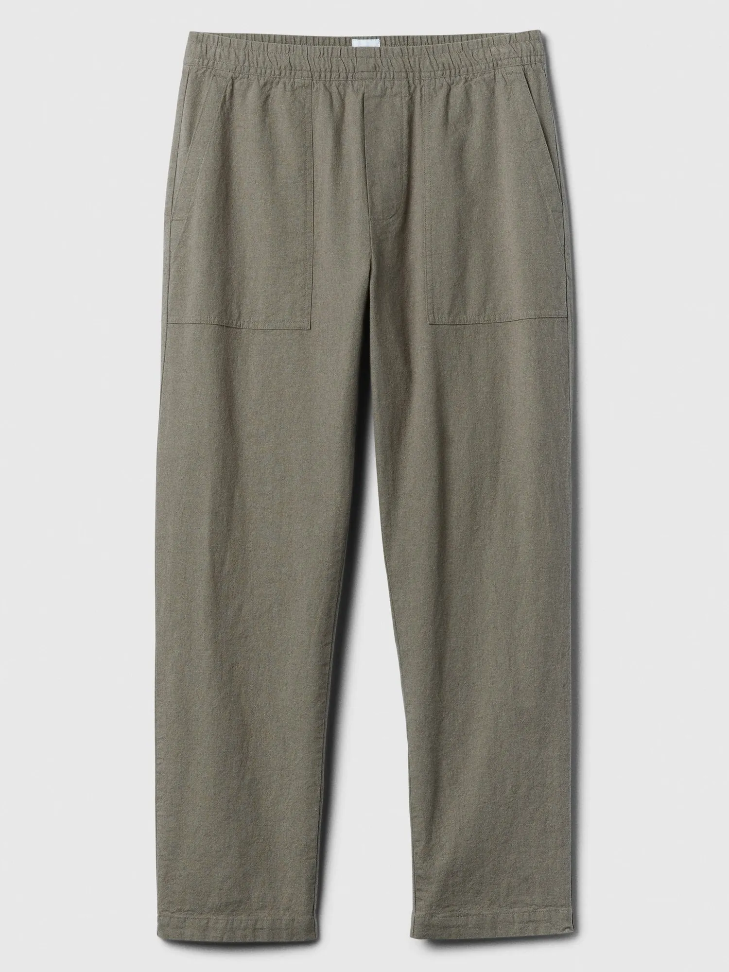 Easy Linen-Blend Utility Pants