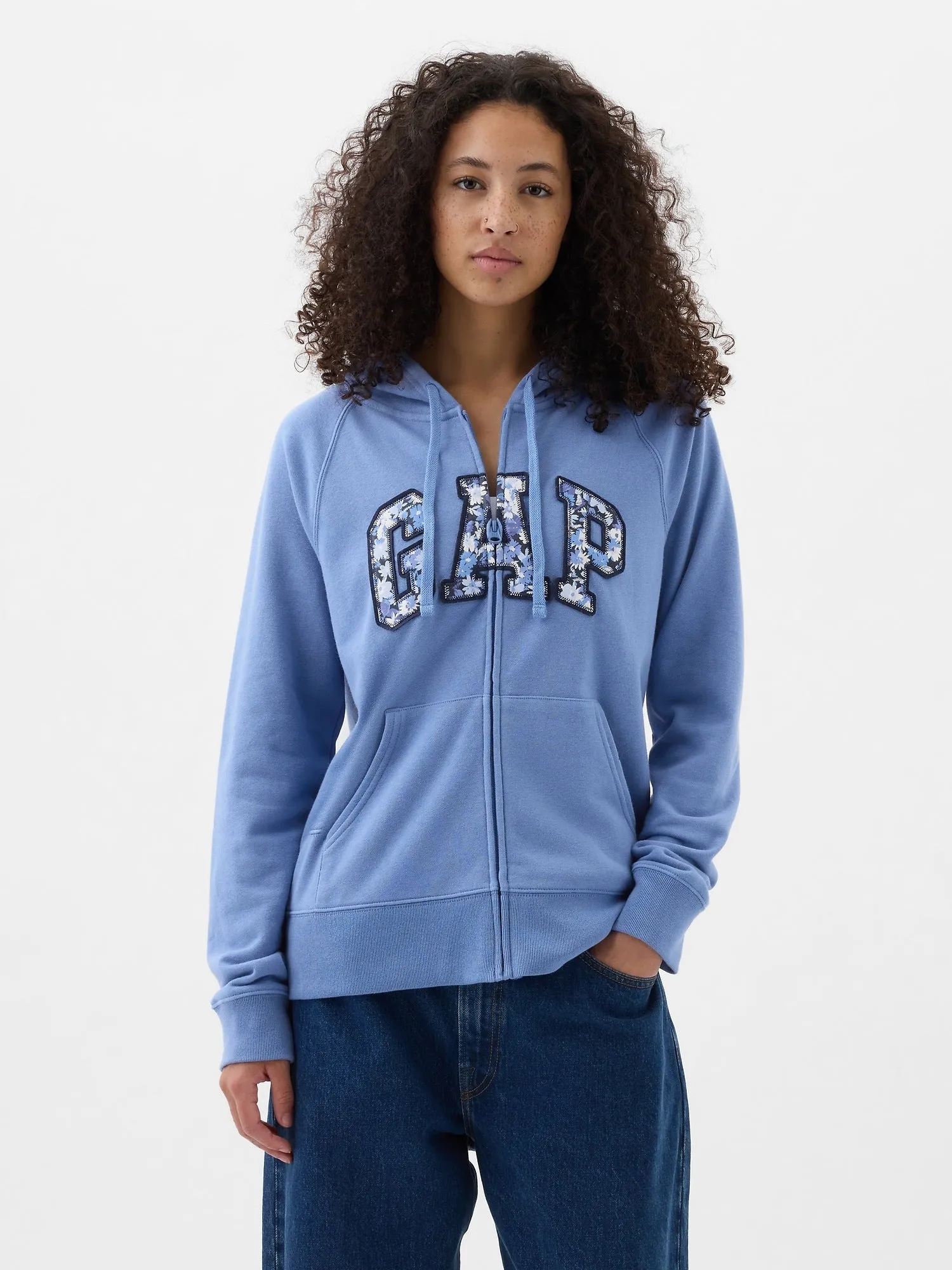 Gap Logo Zip Hoodie