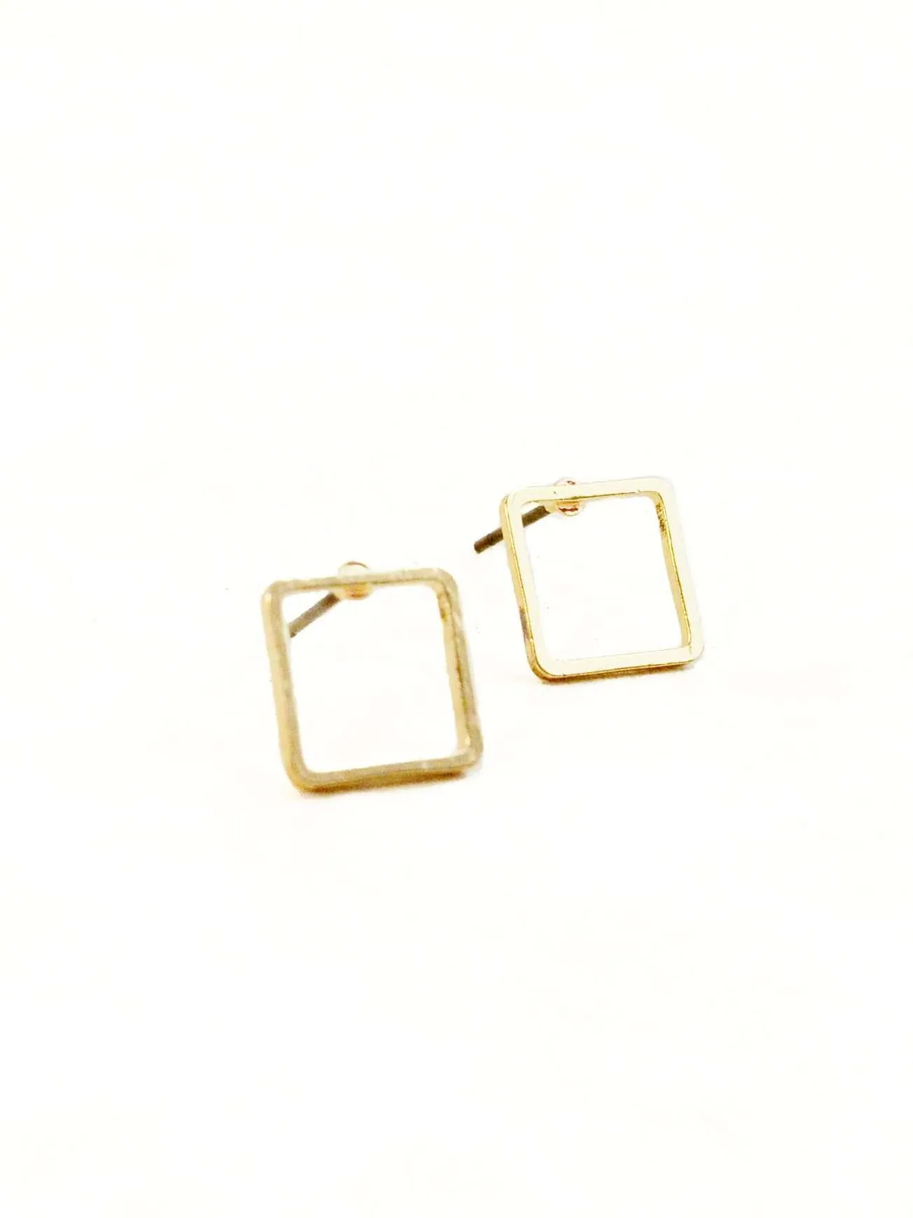 Happy Pride LGBTQ  Rainbow Square Stud Earrings Gift