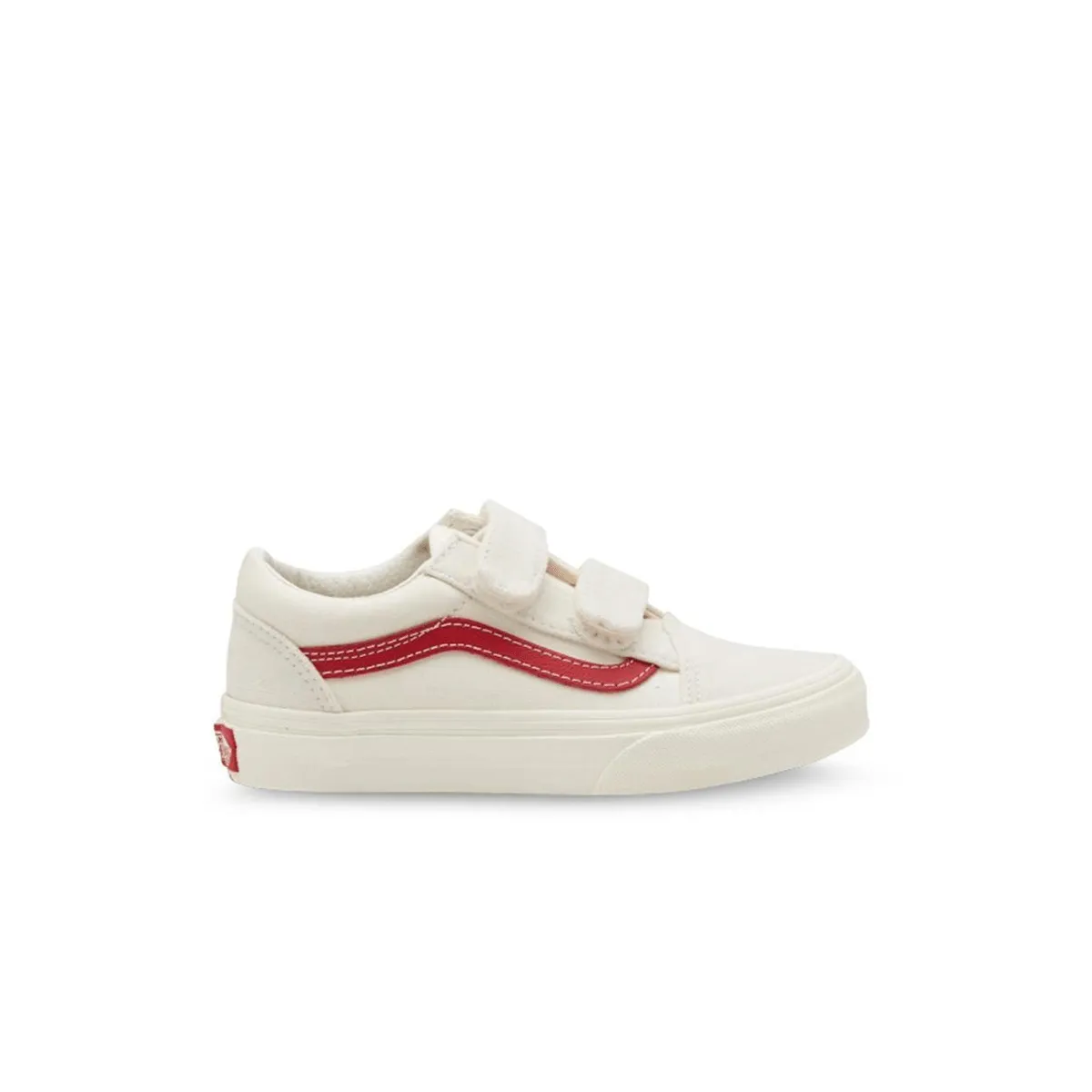 Kid's Old Skool V 'Marshmallow Racing Red'