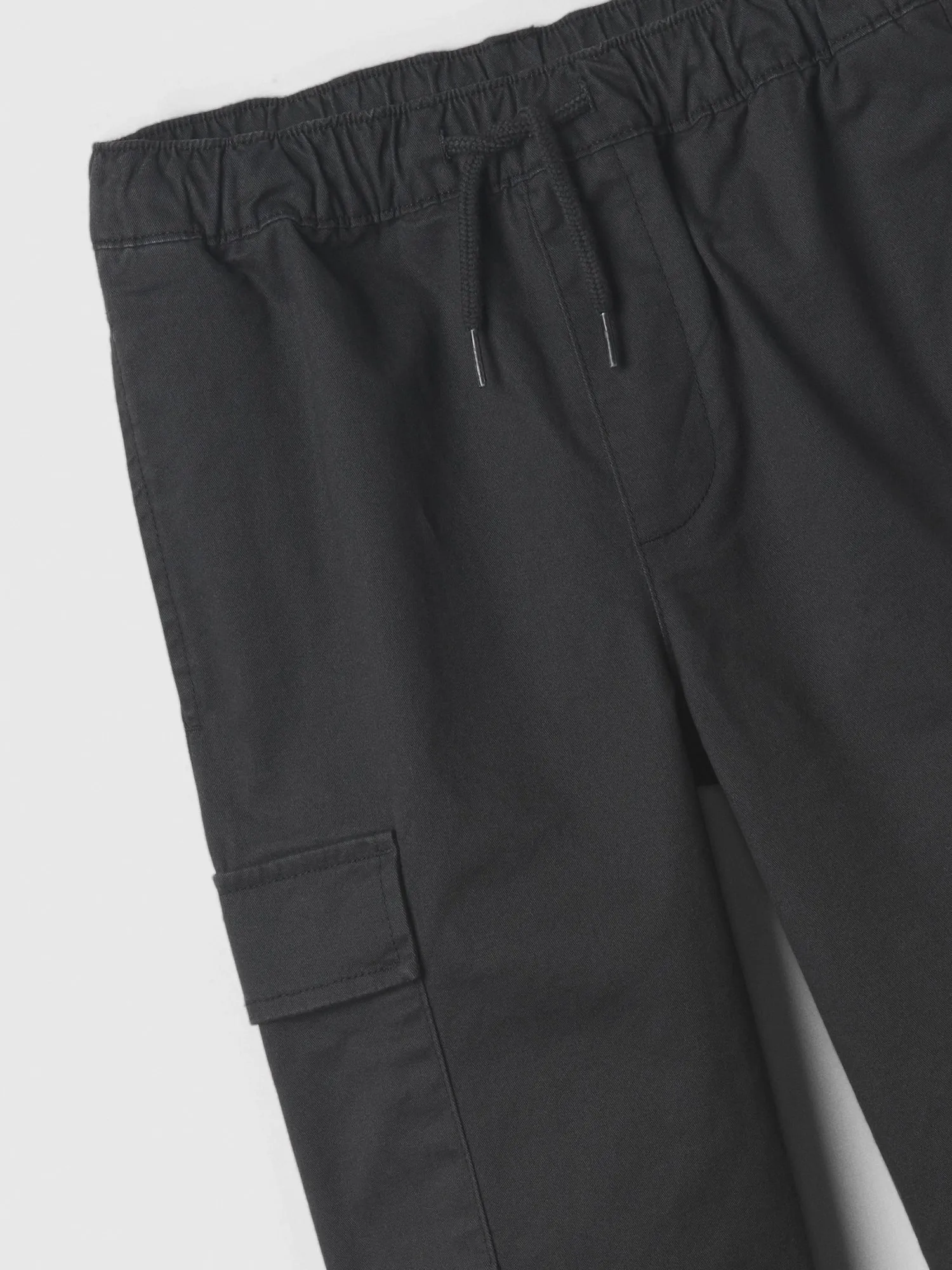 Kids Twill Cargo Joggers with Washwell