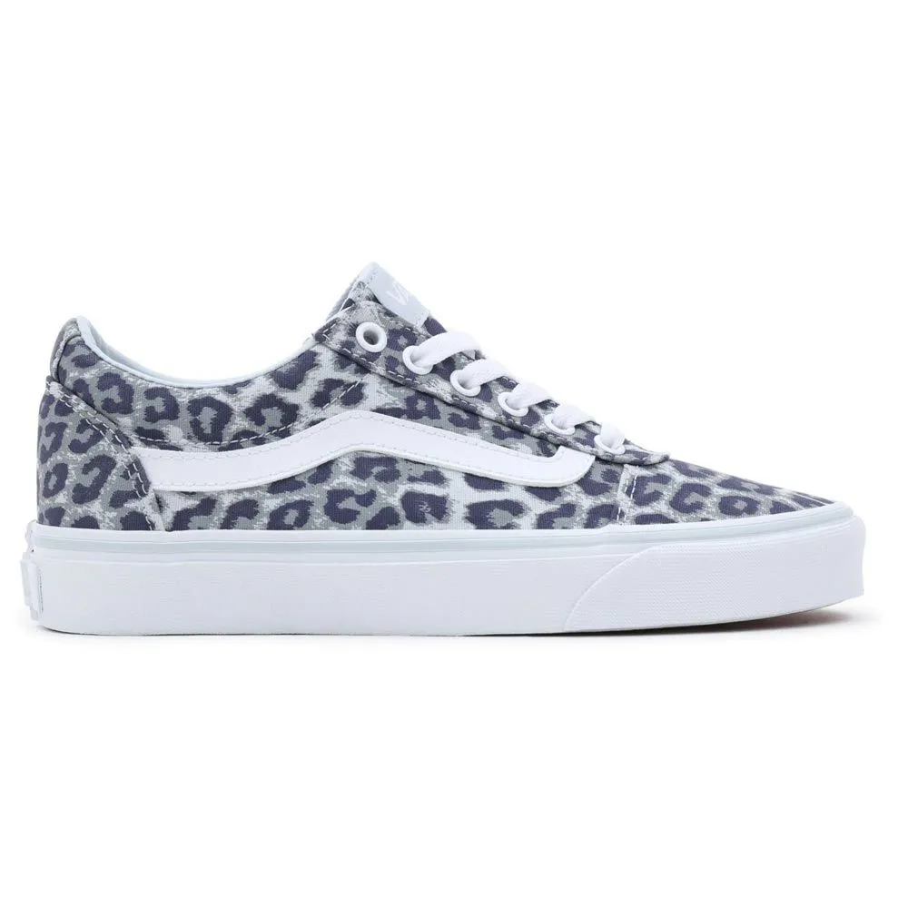 Ladies Animal Pop Blue Fog/White Vans Ward Old Skool Styling SALE