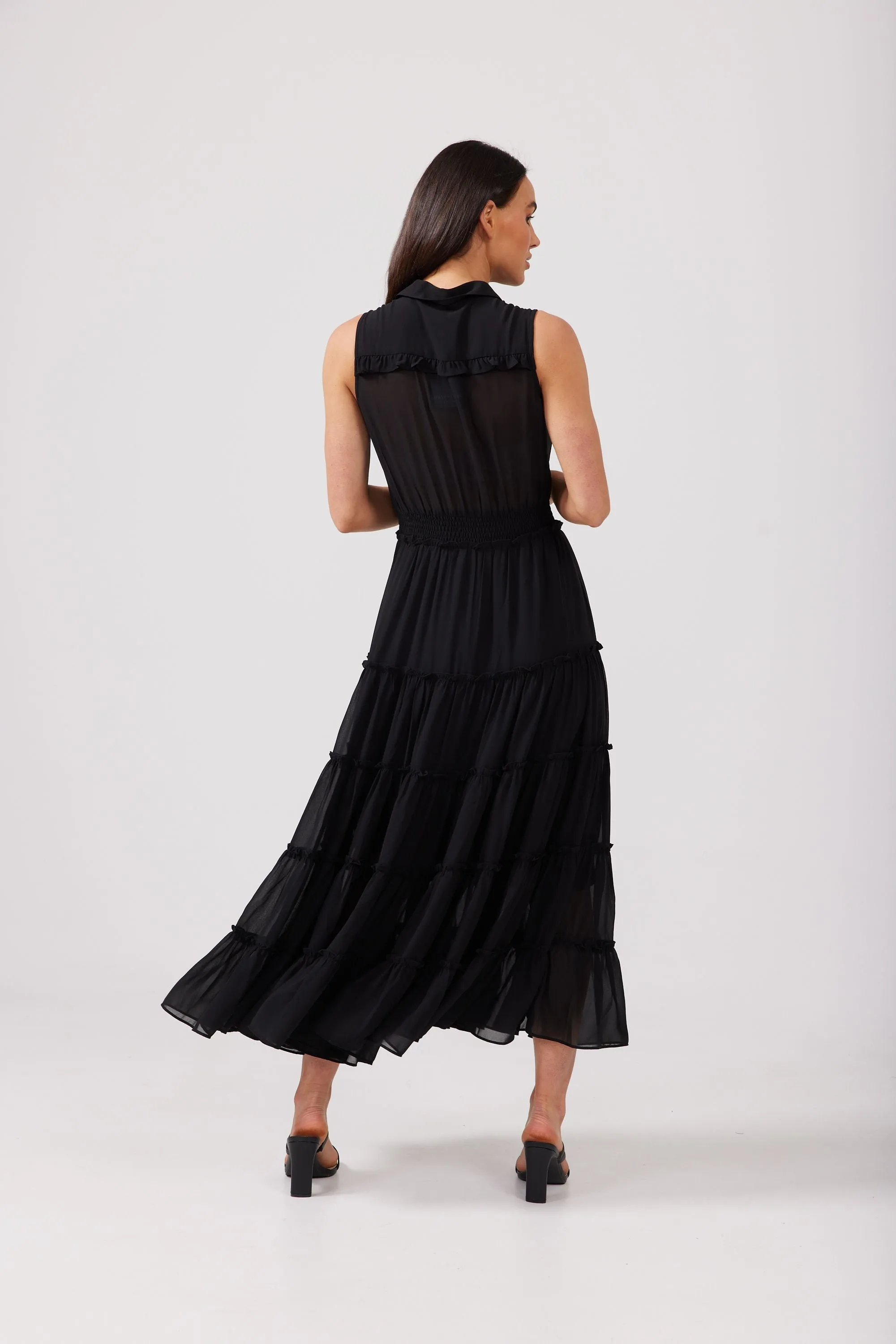 Lido Sleeveless Dress (Black)