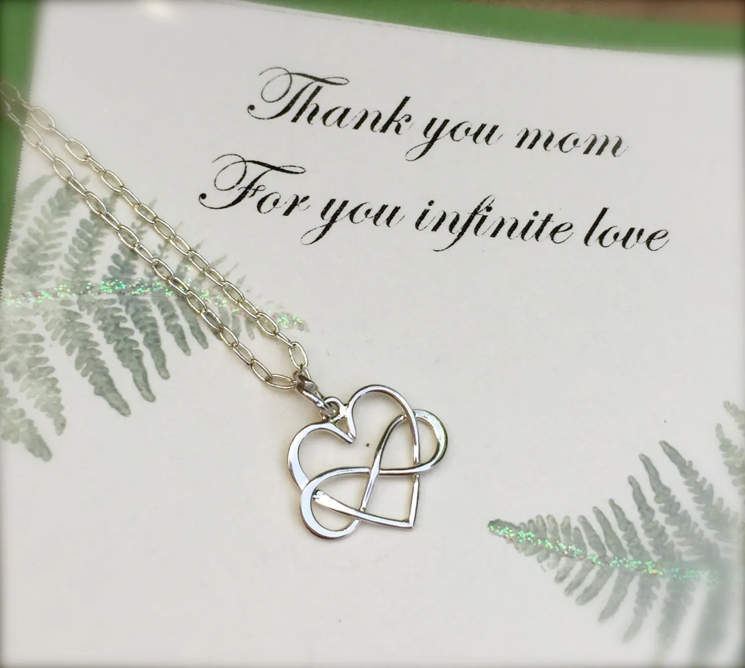 Mom Necklace, Heart Infinity Necklace, Best Friend Necklace, Sister Necklace, Bridesmaid Necklace, natashaaloha