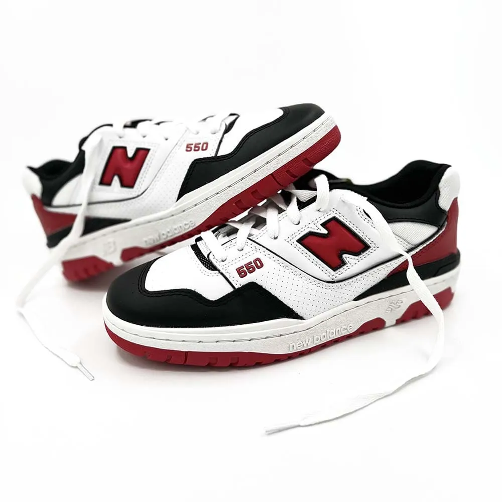 New Balance 550 White Red Black