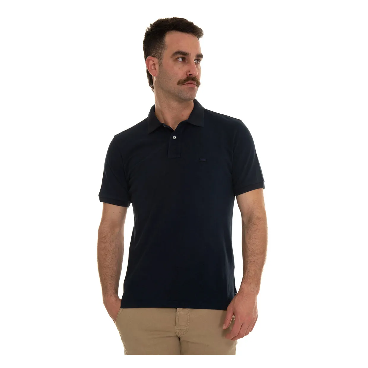 Polo Uomo Woolrich American Nero