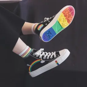 Rainbow Soles Sneakers 🌈