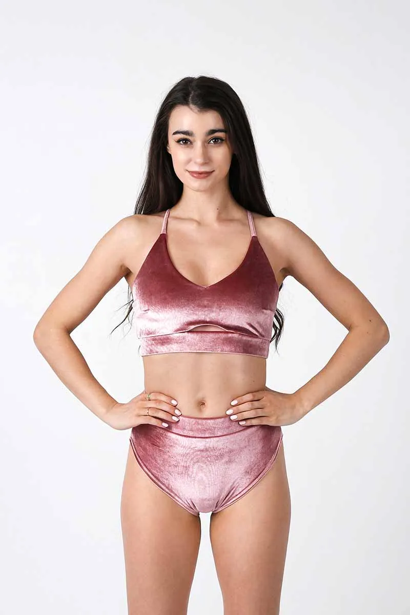 REV ACTIV Gap Top - Pink Velvet