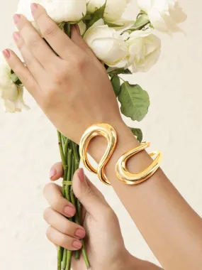 Rubans Voguish 18K Gold-Plated Durable Radiance in Waterproof Tarnish free Bracelet