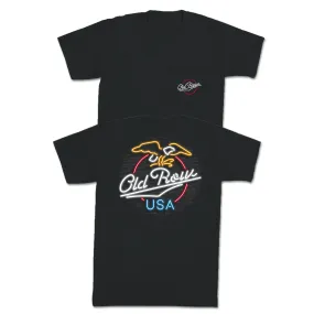 USA Eagle Neon Pocket Tee