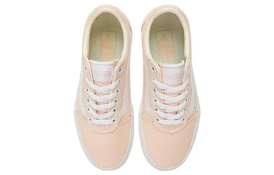 VANS WOMEN'S WARD PLATFORM PEACH/WHITE