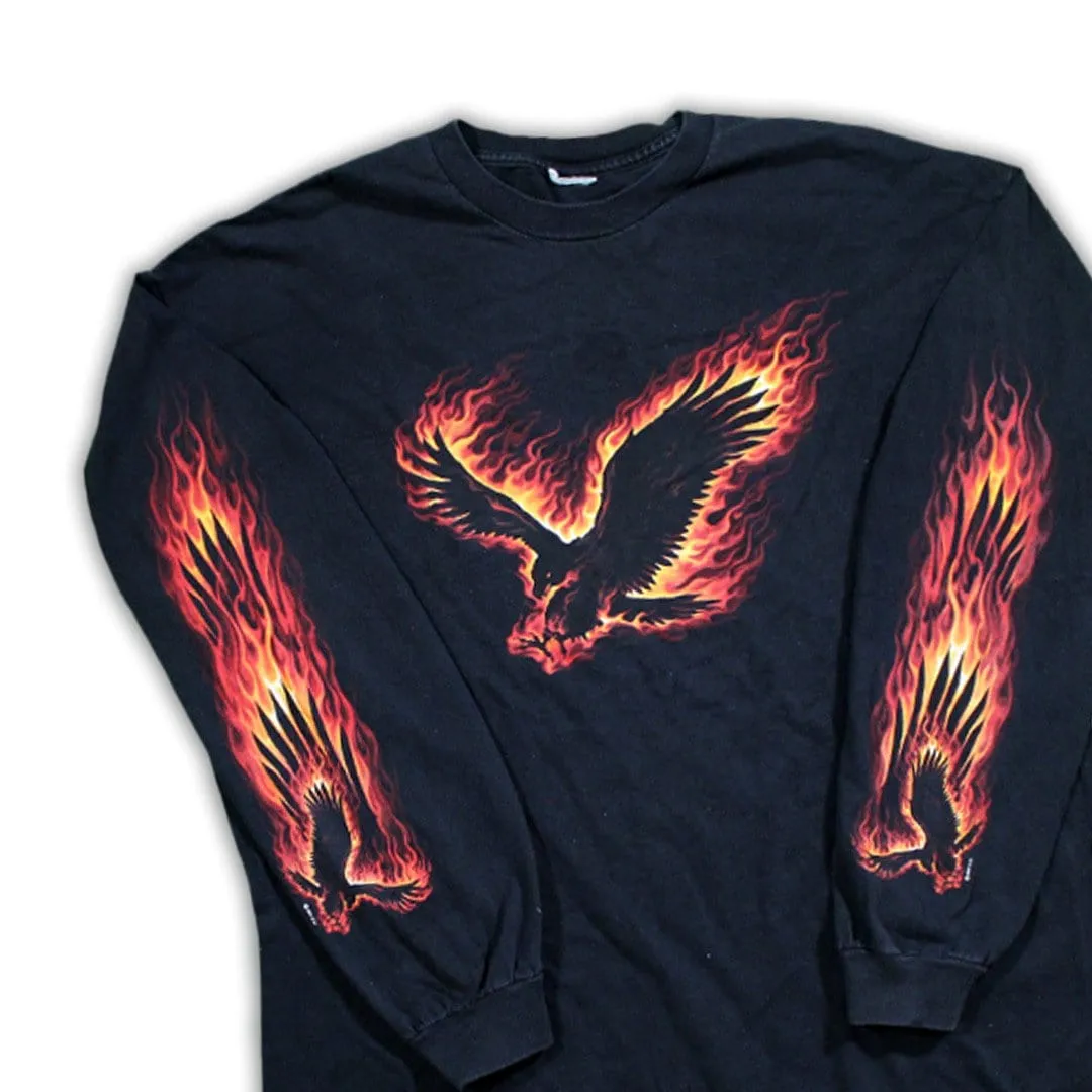 Vintage '07 Flaming Eagle Long Sleeve